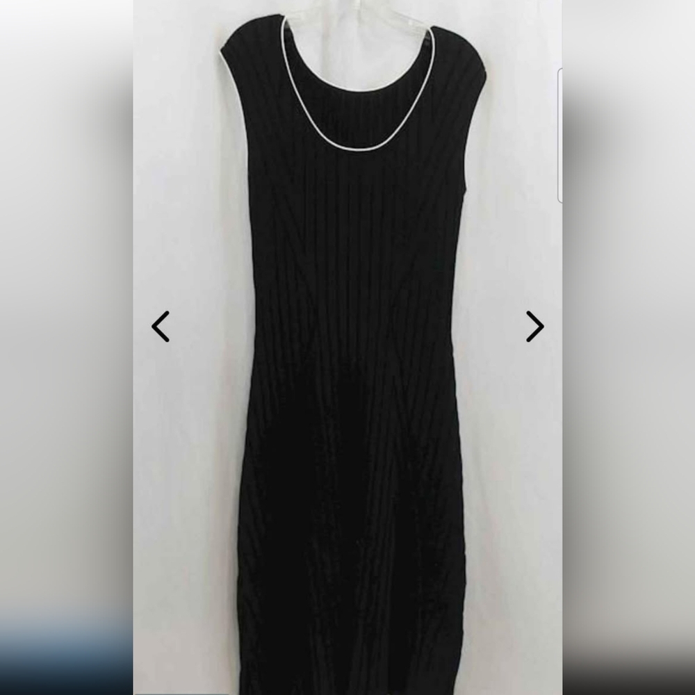 NWT WHBM Black Sweater Dress Size Medium